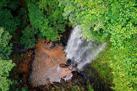 Boti Falls, Umbrella Rock, Aburi Gardens & Cocoa Tasting Day Tour