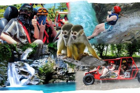 3x1: Waterfalls Buggy and Zip Lines Puerto Plata