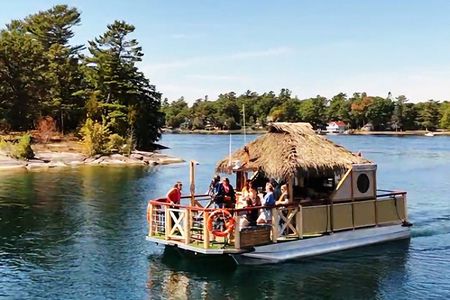 Private 2 hour 1000 Islands Tiki Cruise for up to 12 people