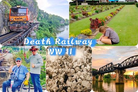 Journey Back to WWII River Kwai Bridge & Death Railway Experience
