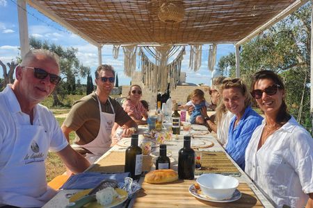 Pasta lesson with extra virgin olive oil tasting