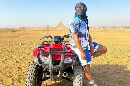 Giza Pyramids, Sphinx with ATV Quads, Shopping & Camels