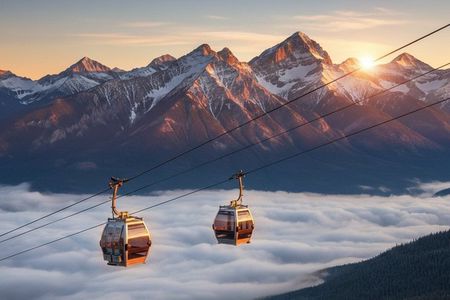 Banff Gondola/Hot Springs and Lakes Banff Day Tour from Calgary