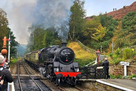 Nth York Moors Steam Train (incl) & Whitby Small Group Day Trip. 