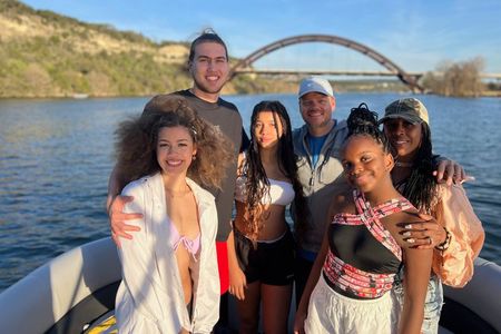 Lake Austin Private Party Boat 2-Hour Swim, BYOB, Lily Pad