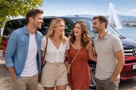 Geneva tour in luxury van