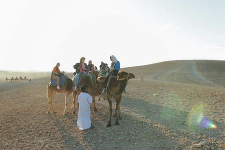 Agafay Desert Sunset Experience Camel Ride Quad and Dinner Show