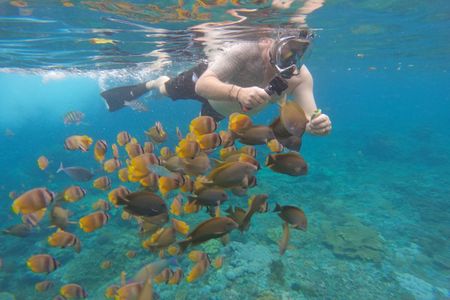 Bali Snorkeling at the Blue Lagoon with Waterfall, Swing, ATV