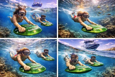 Sky and Sea Adventure Parasailing Salento and SeaBoard Experience