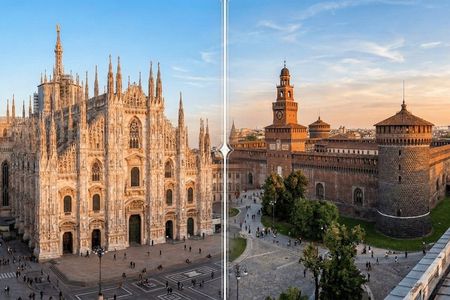 Duomo with terraces and Sforza Castle Guided Tour in Milan