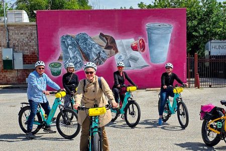 San Antonio Foodie Tour with Puffy Tacos and Murals by E Bike