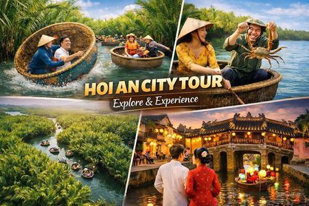 Hoi An City Tour: Basket Boat, Coconut Jungle & Ancient Town