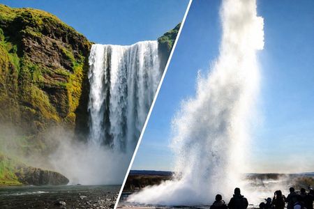 Combo Tour: Private Golden Circle with South Coast from Reykjavik