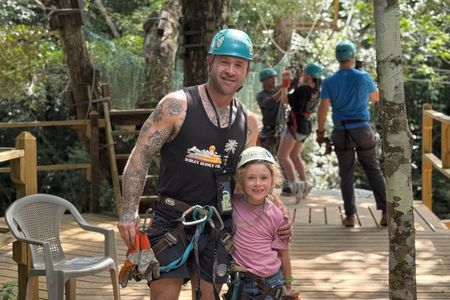 PRIVATE Cave Tubing & Rain forest Zipline Tour from Belize City