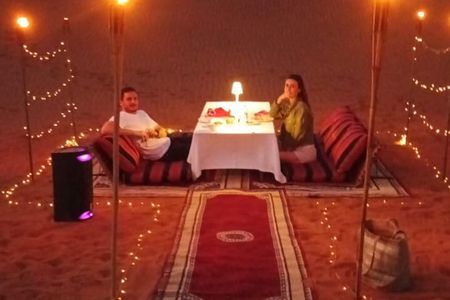 Dubai Desert Romantic Dune Dinner Experience