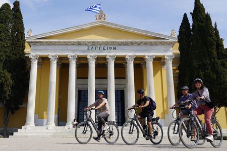 Athens Scenic Electric Bike Tour with optional Acropolis visit