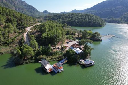 Karacaören Lake Eco Boat Tour with Monster Buggy, Fishing & Lunch