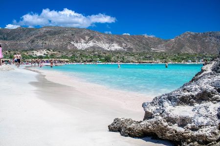 From Chania Private Tour to Elafonissi Beach and Agia Sofia Cave
