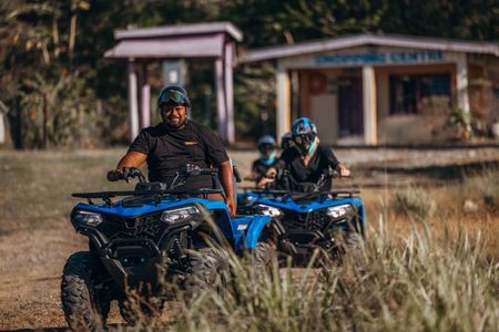 ATV Quad Bike Adventure Tour to Remote Village and School (Departs Nadi)