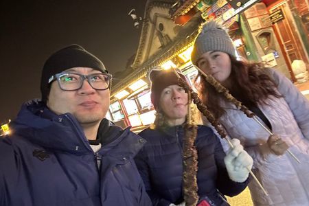 Old Beijing City Night Walking Tour & Street Food Tasting