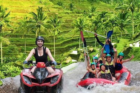 Ubud Adventure : ATV Quad Bike & River Rafting + Pickup