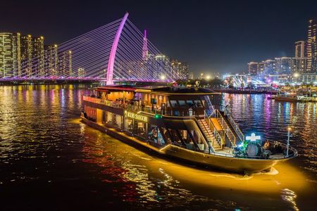 Ho Chi Minh City Icon Saigon Luxury Sunset and Dinner Cruise