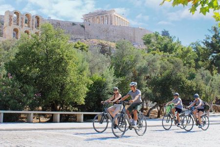 Athens Scenic Electric Bike Tour with optional Acropolis visit