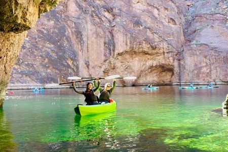 From Willow Beach: Emerald Cave Sit-On-Top Kayak Rental