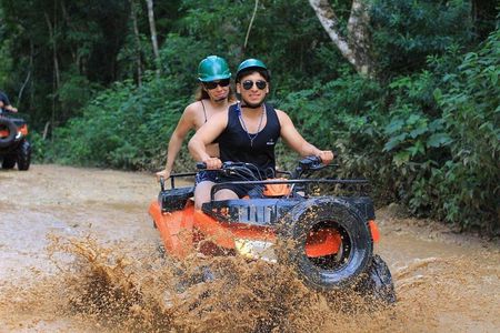 ATV Tour with Free Horseback Ride and Cenote Splash