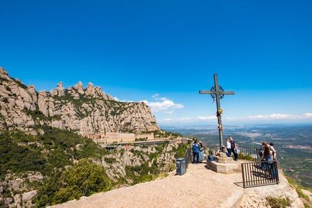 Montserrat Monastery with Easy Hike & Sitges Tour from Barcelona 