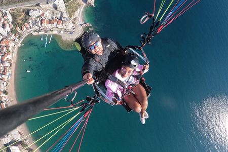 Budva: Tandem Paragliding with Certified Pilot