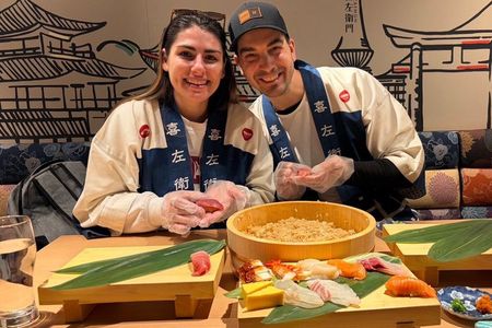 Authentic Sushi Making Experience in Sushi Restaurant in Kyoto