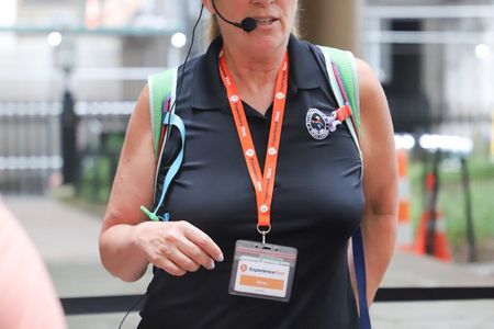 New York 9/11 Memorial With Surviving Family Member