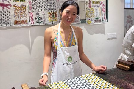Block Printing Workshop at Studio Berõ