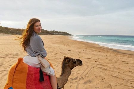 Tangier sightseeing tour, cap spartel , camel ride & caves