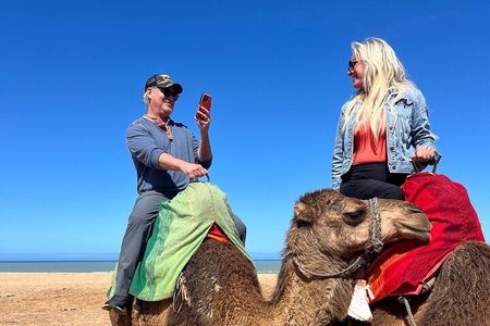 Tangier sightseeing tour, cap spartel , camel ride & caves