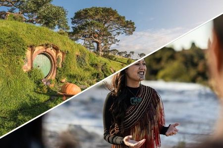 Hobbiton & Rotorua Small Group Day Tour inc Te Puia from Auckland