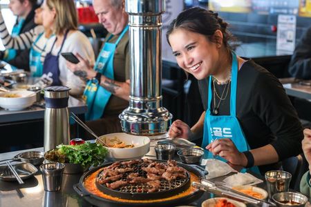 Korea Temple & Starfield Library Gangnam K-BBQ