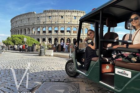 Exclusive ROME - Golf Cart City Tour with Italian Gelato