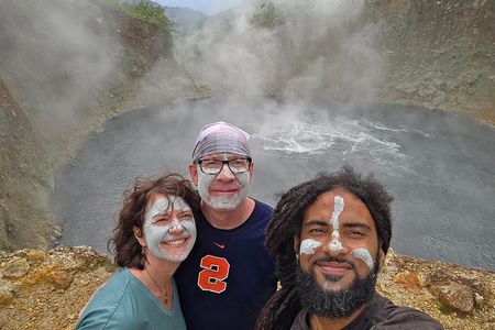 Explore boiling Lake Guided hike, Hot spring bath,tituGorge Swim