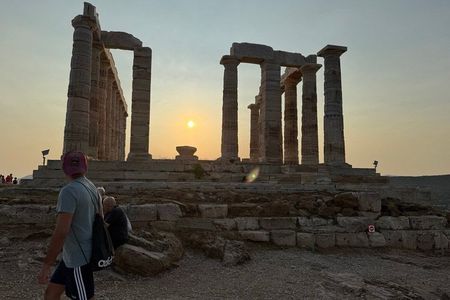 Cape Sounion Temple of Poseidon Sunset Private Tour from Athens