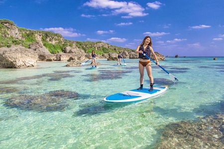 [Miyako Island/Full Day] Sea Turtle Snorkeling & SUP or Canoe