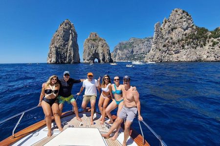 Capri: Boat tour of the caves with swim and Limoncello tasting!