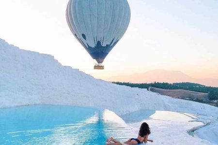 From Antalya Pamukkale Hot Air Balloon Flight with Lunch