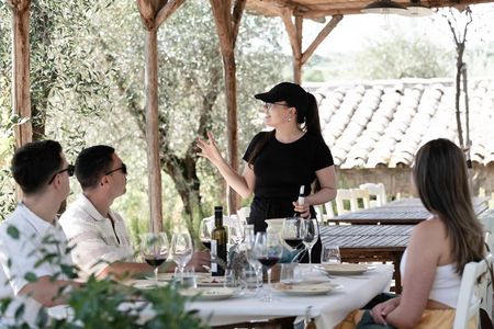 Winery Tour & Wine Tasting with Cheese at a Family Winery