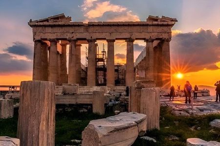Sunset Tour to Temple of Poseidon with Dinner Stop from Athens