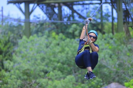 Jungle Adventure from Cancun: ziplines, cenote, snacks and fun!