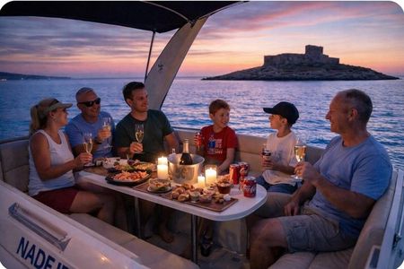 Sunset Boat Tour with Apericena Marzamemi and Capo Passero