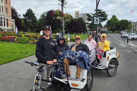 Ultimate Victoria Pedicab Tour Cruise Ship or Empress Pickup