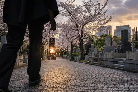 Tokyo Night Tour Ghost Stories and Cemetery Walk